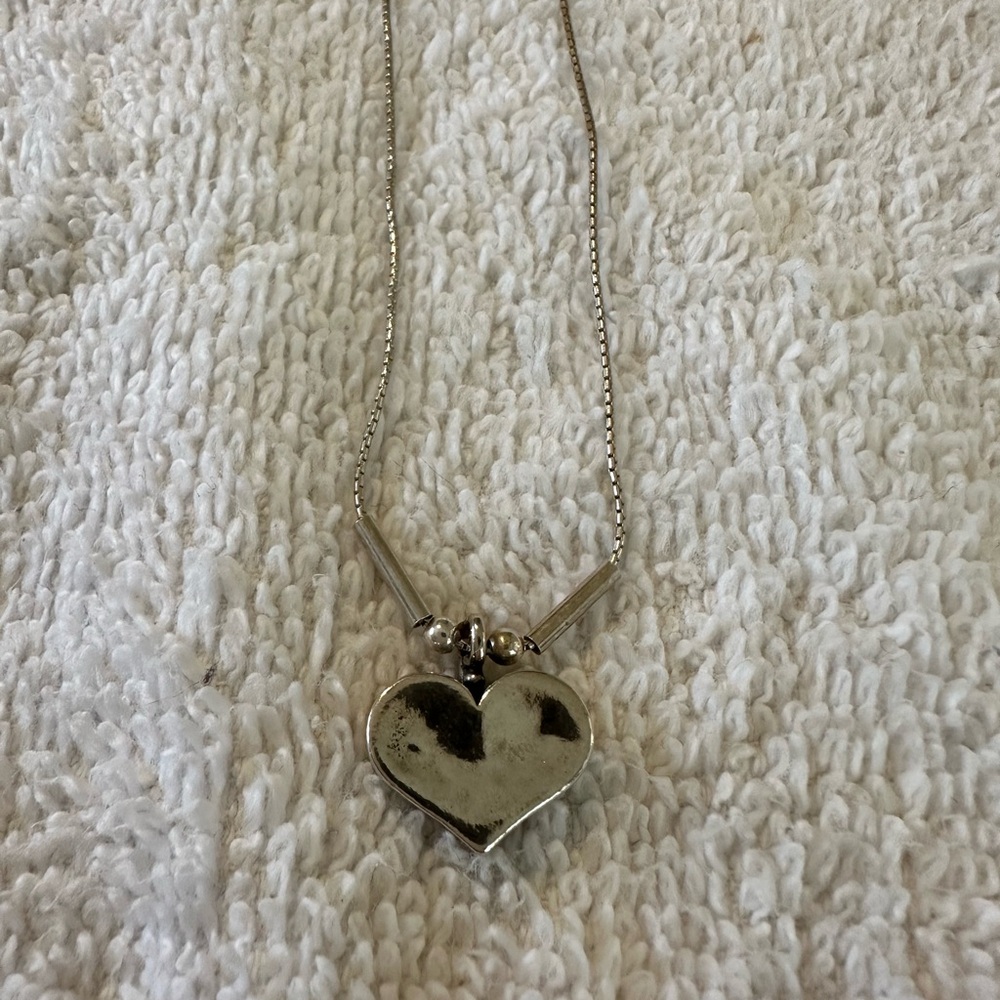 Silpada .925 sterling silver necklace with heart pendant